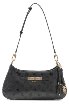 Productafbeelding van Guess Sac Bandoulière Carmella, zwart, met logo