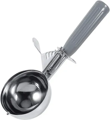 Productafbeelding van RVS IJslepel, kunststof handvat, 7 cm, voor ijs, fruit en sorbet