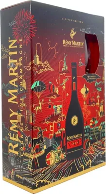 Produktbild von RÉMY MARTIN "COGNAC FINE CHAMPAGNE" LIMITED EDTION Geschenkset mit 2 Gläsern alc. 40% vol. 0,7L