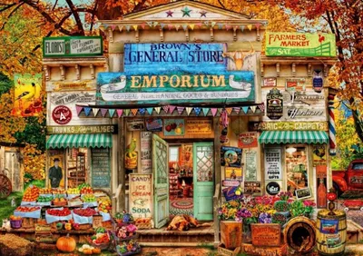 Produktbild von Bluebird Puzzle Puzzlespaß The General Store - 2000 Teile Puzzle