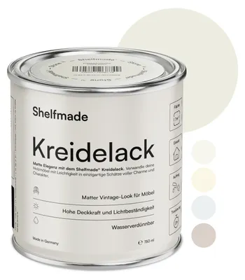Produktbild von Kreidefarbe Möbel Shabby Chic Holzlack DIY - Chalk Paint matter Look