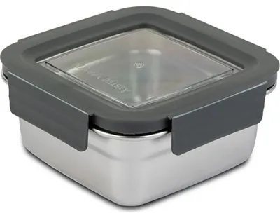 Imagen del producto de Recipiente cuadrado de acero inoxidable para alimentos Misty - 900 ml, 15,7 x 15,7 x 6,9 cm