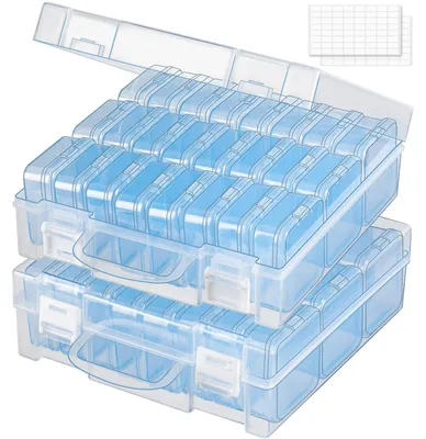 Produktbild von Solidchoice – Transparente Aufbewahrungsbox für Diamantmalerei
