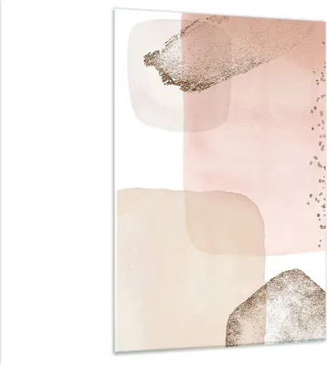 Produktbild von Bilder auf glas - Einteilig - Abstraktion Modern Pastell - 80x120cm - Glasbilder - Wandbilder - Bilder - Wanddekoration aus Glas - Glas Bilder - Wandbild auf Glas - GPA80x120-4618