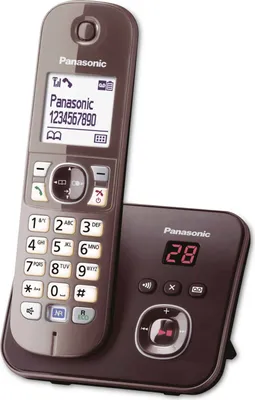 Obrázek produktu pro Bezdrátový telefon Panasonic KX-TG6821GA s AB moka hnědý
