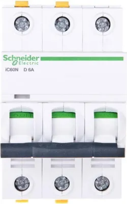 Produktbild von Schneider Electric A9F05306, Typ D, 36000 A, IP20