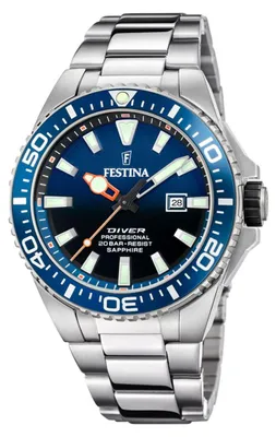 Produktbild von Festina Herren Uhr Casual Edelstahl Armbanduhr silber UF20663/1