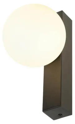 Zdjęcie produktu dla SLV SUN, kinkiet natynkowy, kątowy, 1x max. 40W, źródło światła LED, G9, PHASE, czarny 1008123