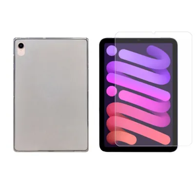 Produktbild von 2in1 Tablet Set für Apple IPad Mini 6 2021 8.3 Zoll mit Cover + Schutzfolie Hülle Smart Case Hartglas