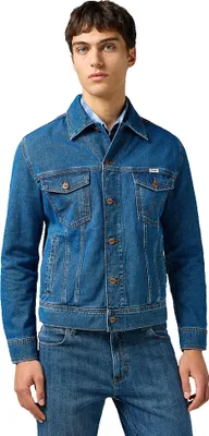 Zdjęcie produktu dla Wrangler Classic kurtka jeansowa męska niebieski S