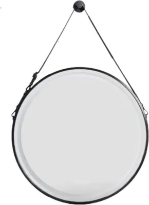 Produktbild von Runder LED Badspiegel – Wandmontage – Dimmbar – Anti-Beschlag – Touch Sensor – Schwarz/Gold – 60cm