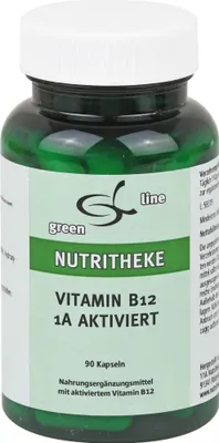 Image de Green Line Nutritheke Vitamine B12 1A activée gélules, 90 gélules