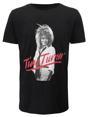 Zdjęcie produktu dla Koszulka Tina Turner Photo Pose z czerwonym logo – rozmiar L