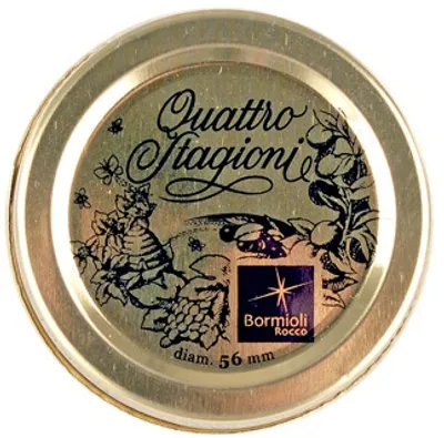 Obrázek produktu pro Bormioli Rocco 8001023964616, Zavařovací víčko, Vícebarevný, 3 kusů, 5,6 cm, 10 g, PE sáček