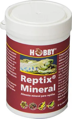 Productafbeelding van Hobby Mineraal poeder voor reptielen 120 g | calcium fosfor vitamine D3