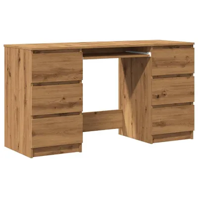 Produktbild von Schreibtisch Artisan-Eiche 140x50x77 cm Holzwerkstoff