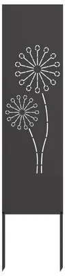 Produktbild von vidaXL Garten Sichtschutz-Leinwand Schwarz 32 x 140 cm