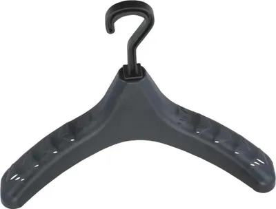 Produktbild von Tecnomar Dry Kleiderbügel Schwarz  Schwarz One Size