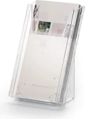 Obrázek produktu pro DURABLE Stojan A4 na tiskoviny COMBIBOXX® M 1/3 A4, na výšku, transparentní, 859019