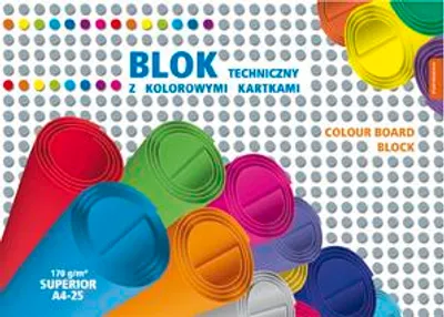 Obrázok produktu pre Revolučný technický blok A4/25 vo farbe Superior 170 - ideálny na kreslenie, projekty a tvorivosť! Objavte umelecké možnosti ešte dnes!