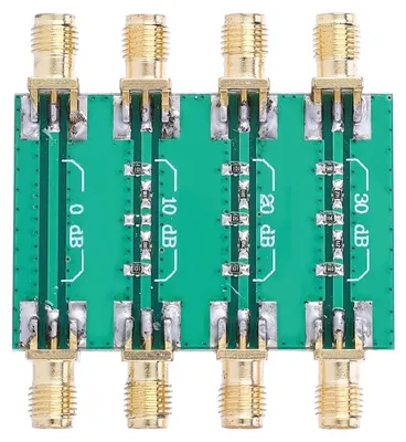 Image de Module d'atténuateur RF fixe DC-4,0 GHz, connecteurs SMA femelles doubles, fixation par vis externe, carte d'atténuation de fréquence radio, modèle de remplacement