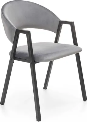 Obrázek produktu pro Halmar Jídelní židle K473 - šedá / černá