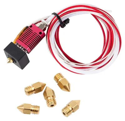 Extruderset MK8 Hot End 24V 1,75mm Filament mit 6 Düsen