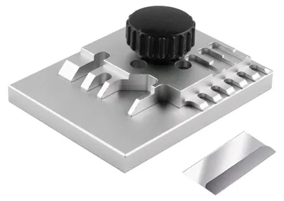 Produktbild von Modellbau Biegetool für Ätzteile, DIY Werkzeug, leicht & robust, 360° verstellbar, ideal für Hobby Basteln, 3D Modellbau Zubehör