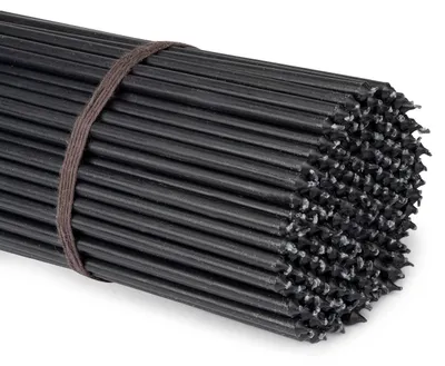 200 Tropfkerzen schwarz 24 cm, rituelle Kerzen, Paraffin