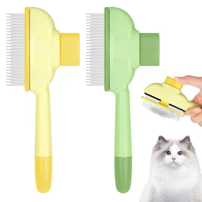 Productafbeelding van Kattenkam met zelfreinigende functie voor dieptereiniging