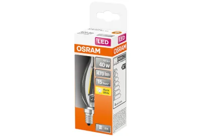 Produktbild von LEDVANCE 4058075434226, 4 W, 40 W, E14, 470 lm, 15000 h, Warmweiß