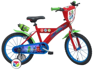 Produktbild von PJ MASKS Kinderfahrrad, mit Trinkflasche, Flaschenträger 16"
