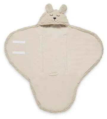 Produktbild von Puckdecke Bunny 100x105 cm - Nougat