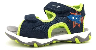 Image de Superfit - Chaussures pour garçons - Sandales - Bleu - Modèle décontracté