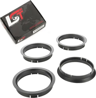 Produktbild von 4x Zentrierringe Distanzringe Alufelgen Ø 65,1 mm - Ø 72,5 mm für BMW MINI
