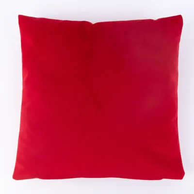 Produktbild von Kissenhülle Duval Samtkissen rot 40x40cm