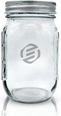 Image de Lot de pots à flocons d'avoine - Verre - Lot de 3 - Capacité : 250 ml - Idéal pour ton petit-déjeuner
