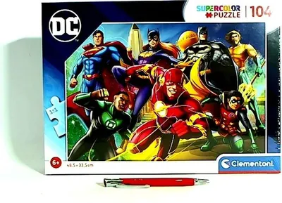 Image de CLE puzzle 104 SuperKolor Dc Comics 25721
