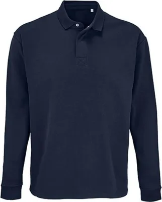 Produktbild von SOLs 03990 | Uni Polo Collar Sweatshirt Heritage XS bis 5XL - Farbe: French Navy - Größe: S