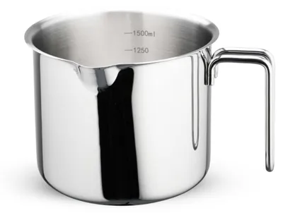 Produktbild von Weis 18456 Edelstahl Milchtopf induktionsgeeignet 1,5L mit Skala