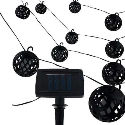 Obrázek produktu pro Solární lampa, pochodeň, teplé světlo, zahradní girlanda, loft, terasa, balkon