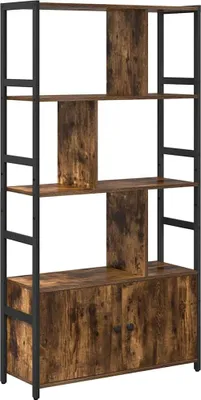 Zdjęcie produktu dla vidaXL Regał z wędzonego dębu 80 x 30 x 155,5 cm materiał drewnopochodny