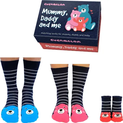 Produktbild von Mama, Papa und Ich Cucamelon Socken für Vater, Mutter und Baby (3 Paar)