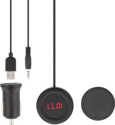 Obrázok produktu pre Vysielač TnB Bluetooth FM s funkciou hands-free vďaka integrovanému mikrofónu; FMCT03BT
