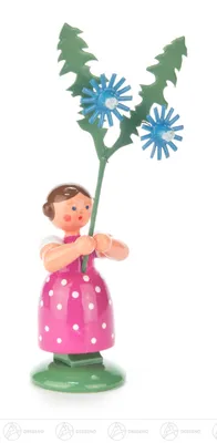 Productafbeelding van Lentebloemenmeisje met knoppenwederik. Hoogte ongeveer 11,5 cm. Nieuw