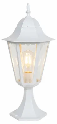 Produktbild von Wegeleuchte NORDERNEY, Glas, Aluminium, weiß, klar, H 49 cm