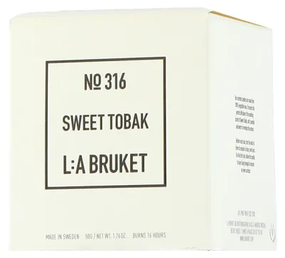 Zdjęcie produktu dla L:A BRUKET Home Fragrance 316 Świeca zapachowa Sweet Tobak (50 g)