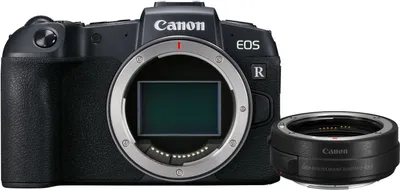 Zdjęcie produktu dla Canon EOS RP Body + EF-EOS R Adapter MILC Body 26,2 MP CMOS 6240 x 4160 pikseli Czarny