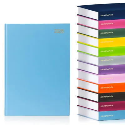 Productafbeelding van 2024 Jaarplanner met 2 pagina's per dag - Hardcover bureauagenda