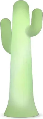 Produktbild von Dekoleuchte außen 139 cm mit Stecker Kabel IP65 Limettengrün 6000 K 1800 lm Kaktus Design Außenlampe Terrasse Garten Stehleuchte